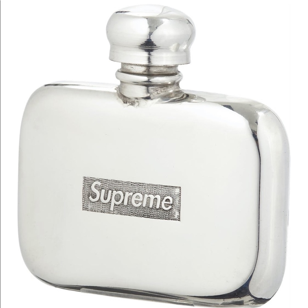 Brand New Supreme mini pewter flask!
